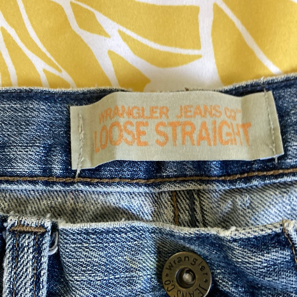 Wrangler Blue Straight Leg Jeans